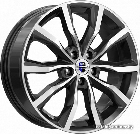 Литые диски K&K Портер 18x7.5 5x114.3мм DIA 67.1мм ET 33мм Алмаз черный
