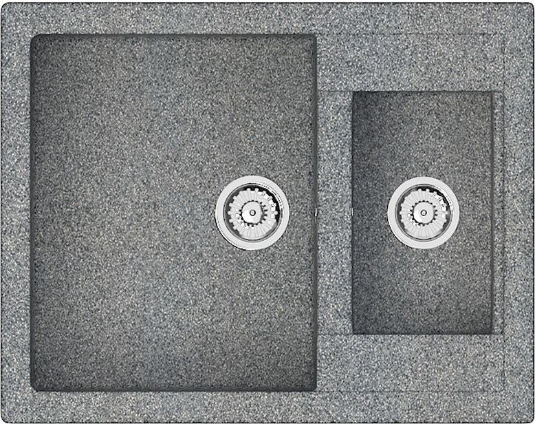 

Кухонная мойка MARRBAXX Карельский камень модель 19/Q8 (темно-серый)