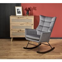 Кресло-качалка Halmar Bazalto (серый)