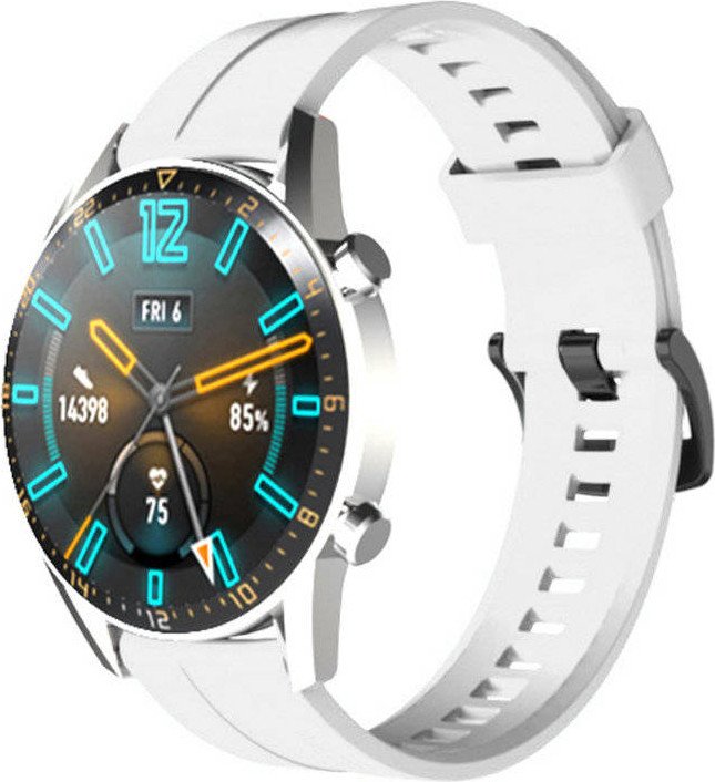 

Ремешок Hurtel Silicone Strap для Huawei Watch GT/GT 2/GT 2 Pro, 46мм (белый)