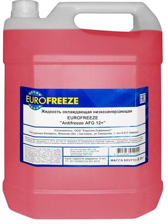 Антифриз Eurofreeze AFG 12+ -40C 9.8кг