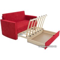 Диван Мебель-АРС Санта №2 (кордрой красный)