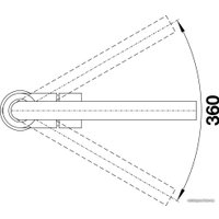 Смеситель Blanco Mila 526778 (черный матовый)