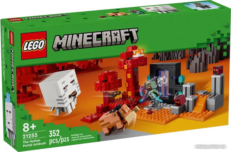 Конструктор LEGO Minecraft 21255 Засада у портала в Нижний мир