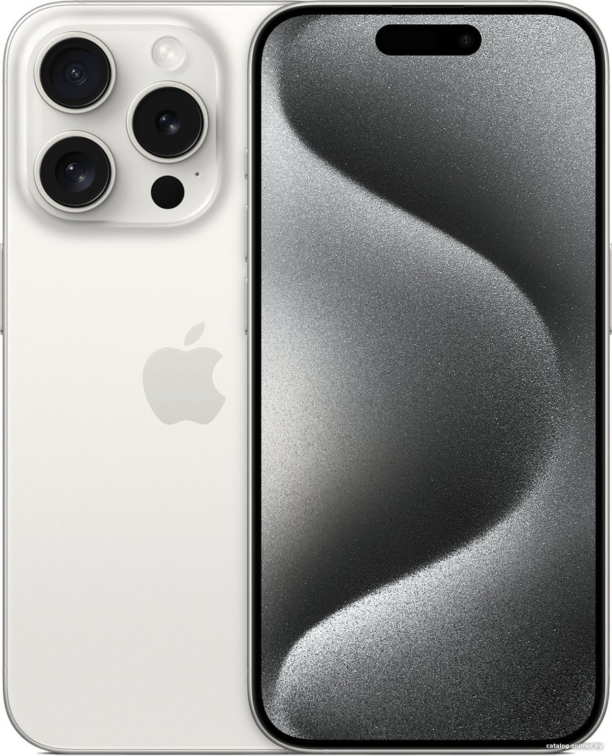 

Телефон Apple iPhone 15 Pro Dual SIM 512GB (белый титан)