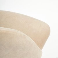 Офисное кресло TetChair Melody (флок, бежевый)