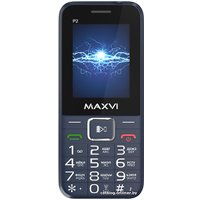 Кнопочный телефон Maxvi P2 (синий)