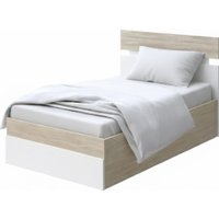 Кровать PROxSON Milton с ПМ 80x190 (ясень шимо светлый/белый)