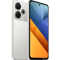 Телефон POCO M6 6GB/128GB с NFC международная версия (серебристый)