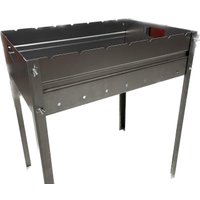 Складной мангал КЕДР плюс 520х370х600мм МСБ-520РЖБ