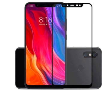 Защитное стекло KST Full glue для Xiaomi Pocophone F1 (черное)