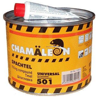 

Шпатлевка Chamaleon Шпатлевка Универсальная среднезернистая 1.85кг 15016