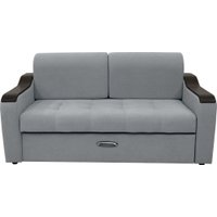 Диван Сириус Лидер-3 ППУ 185x110 (Eva 09 велюр светло-серый)