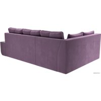 Угловой диван Mebelico Амадэус 109695 (левый, микровельвет, сиреневый)