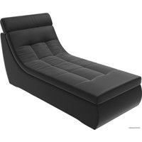 Элемент модульного дивана Лига диванов Холидей люкс 105650 (экокожа, черный)