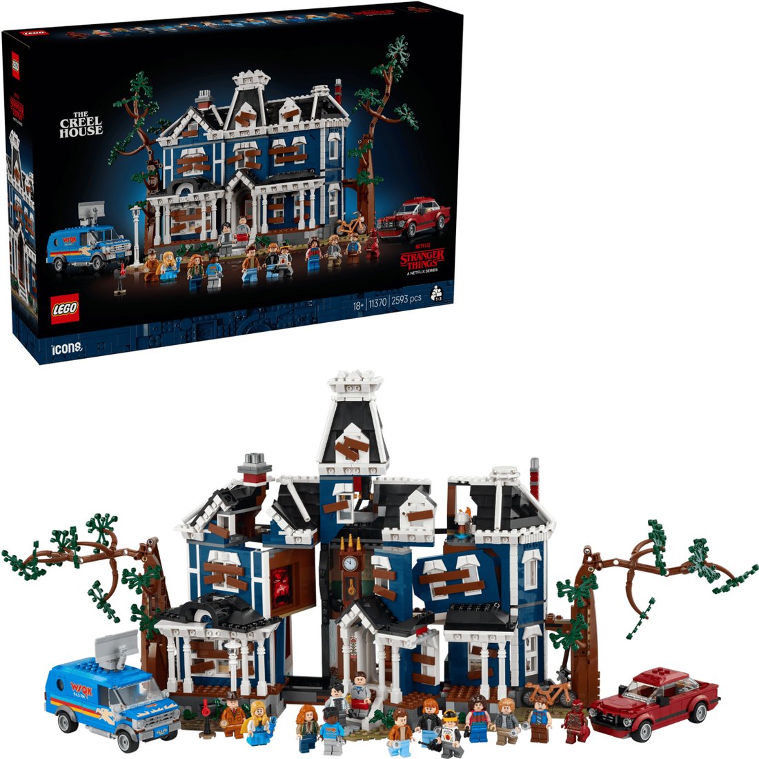 Конструктор LEGO Icons 11370 Очень странные дела: Дом Криллов