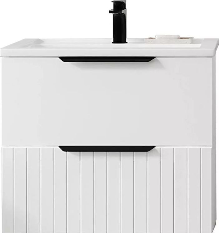 Viant Тумба с умывальником Сицилия VSIC80MDBEL-T2YP + S-UM-MOD80/1
