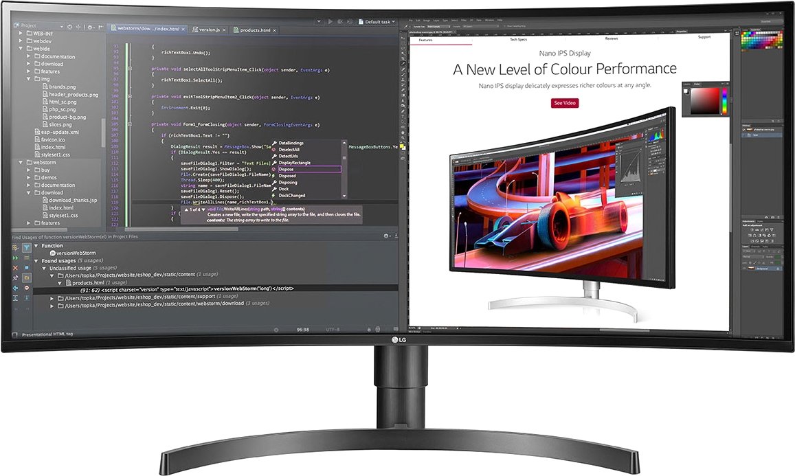 

Монитор LG UltraWide 34WL85C-B