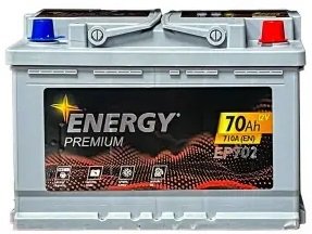 

Автомобильный аккумулятор Energy Premium EP702 R+ (70 А·ч)