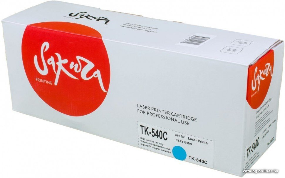 Картридж Sakura Printing SATK540C (аналог Kyocera Mita TK-540C)