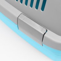 Переноска Sima-Land Неон 9343368 (серый/голубой)