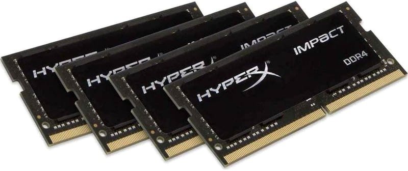 

Оперативная память HyperX Impact 4x8GB DDR4 SODIMM PC4-19200 HX424S15IB2K4/32