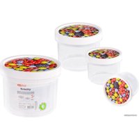 Набор контейнеров Эльфпласт Trinity с завинчивающейся крышкой ЕР524