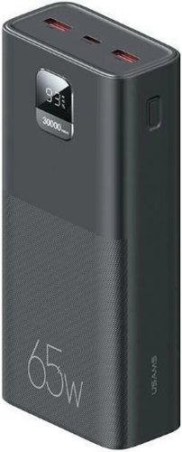 Внешний аккумулятор Usams CD185 PB68 30000mAh (черный)