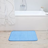 Коврик для ванной Вилина Велюр 7170 (50x80, голубой)