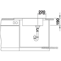 Кухонная мойка Blanco Elon XL 8 S (антрацит) 524860