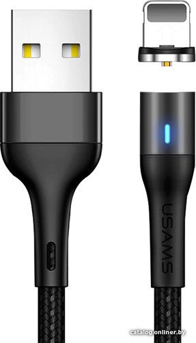 Кабель Usams U32 USB Type-A - Lightning SJ352USB01 (1 м, черный)