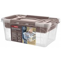 Ящик для хранения Econova Grand Box 433224114 4.2 л (коричневый)