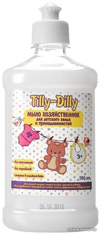 Хозяйственное мыло Tilly-Dilly Мыло хозяйственное жидкое густое детское 500 мл