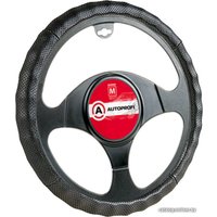 Оплетка на руль Autoprofi AP-396 BK (M) (черный)
