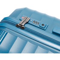 Чемодан-спиннер Torber Nevo T2207L (синий)