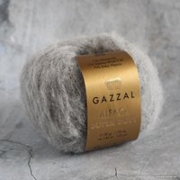 Пряжа для вязания Gazzal Alpaca Super Soft 109 50 г 140 м (серый)