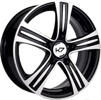 Литые диски K7 K-109 15x6" 5x100мм DIA 57.1мм ET 38мм Домино