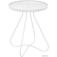 Журнальный столик Sheffilton SHT-CT3 (белый муар)