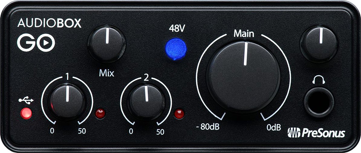 

Аудиоинтерфейс PreSonus AudioBox GO