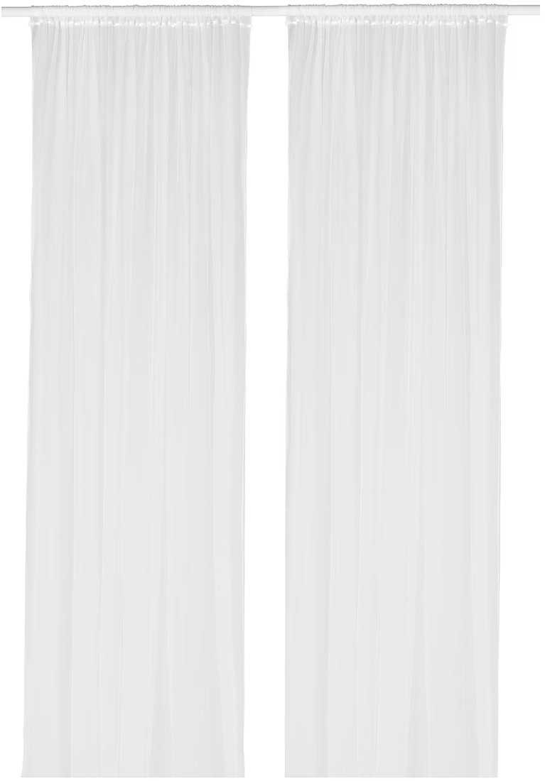 

Комплект гардин Ikea Лилль 2.8x3 м 100.702.62 (белый, 2 шт)
