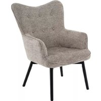 Интерьерное кресло Signal Carmen Raven 07 (серый/черный мат)