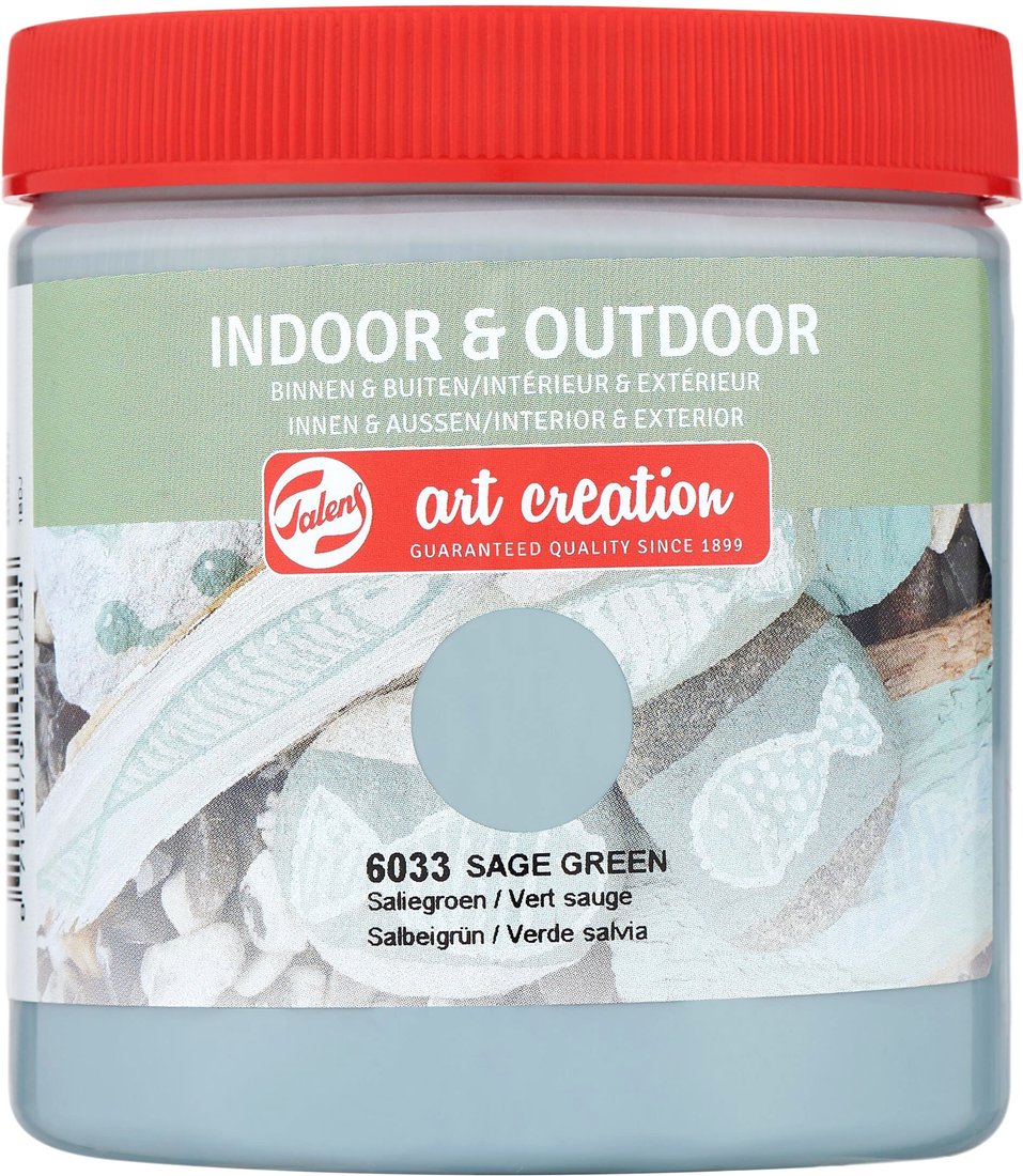 

Акриловая краска Talens Art Creation Indoor Outdoor 6033 423660330 (250 мл, зеленый шалфей)