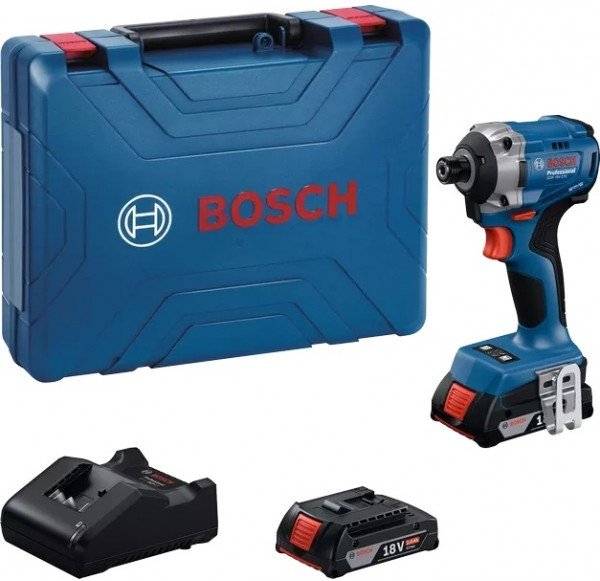 Винтоверт Bosch GDR 18V-215 Professional 06019N2022 (с 2-мя АКБ, кейс)