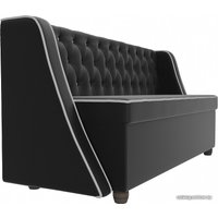 Диван Лига диванов Лофт 104564 (экокожа, черный)