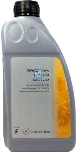 Моторное масло Mercedes-Benz 5W30 MB 229.52 A000989550411FMEE 1л