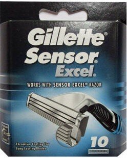 

Сменные кассеты для бритья Gillette Sensor Excel (10 шт) 3014260216665