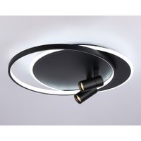 Припотолочная люстра Ambrella light FL51393/1+2 BK