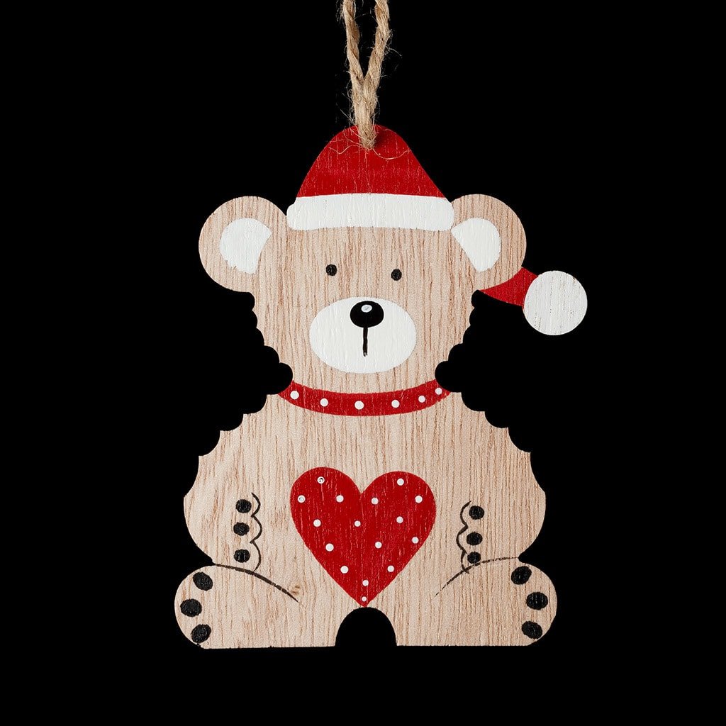 

Елочная игрушка Erich Krause Decor Медвежонок с сердцем 51106