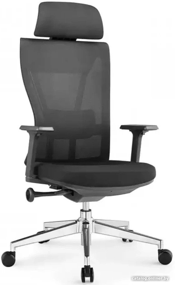 Офисное кресло SitUp Defender chrome (сетка black/black)