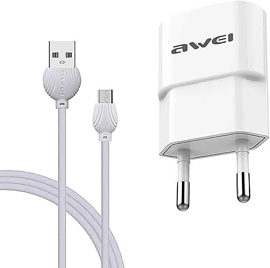 Сетевое зарядное Awei C-831 (белый)